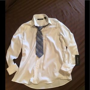 Axist button down dress shirt. Bright white. NWT